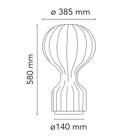 Lampe de table Gatto
