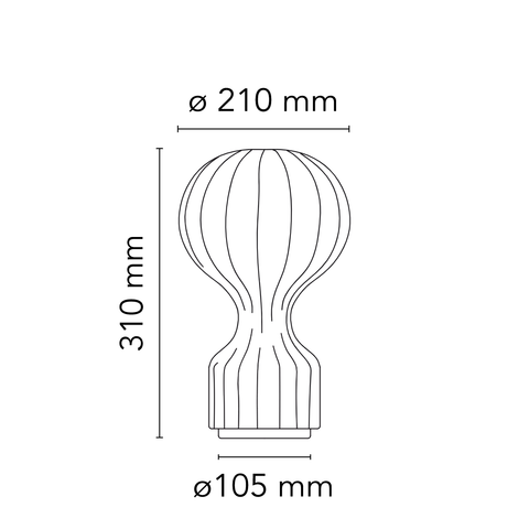 Lampe de table Gatto